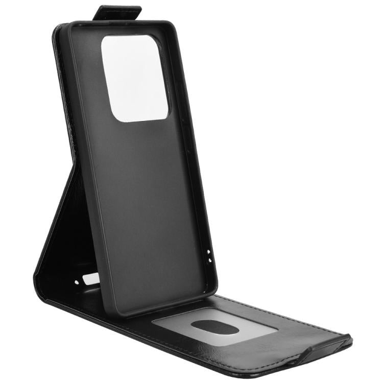 For Redmi Note 14S / Note 13 Pro 4G Magnetic Vertical Flip Leather Phone Case with Buckle