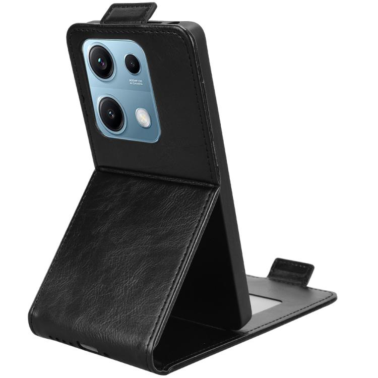For Redmi Note 14S / Note 13 Pro 4G Magnetic Vertical Flip Leather Phone Case with Buckle