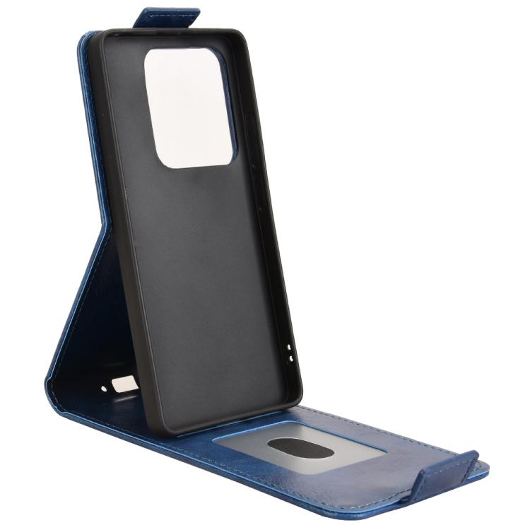 For Redmi Note 14S / Note 13 Pro 4G Magnetic Vertical Flip Leather Phone Case with Buckle