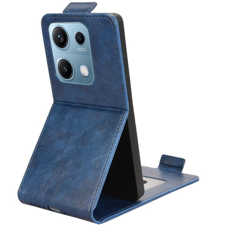 For Redmi Note 14S / Note 13 Pro 4G Magnetic Vertical Flip Leather Phone Case with Buckle