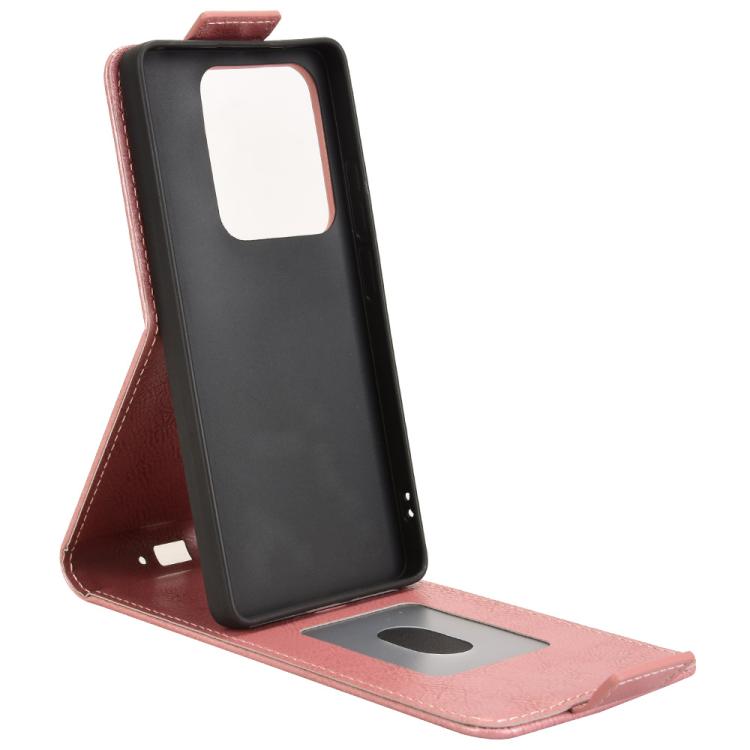 For Redmi Note 14S / Note 13 Pro 4G Magnetic Vertical Flip Leather Phone Case with Buckle
