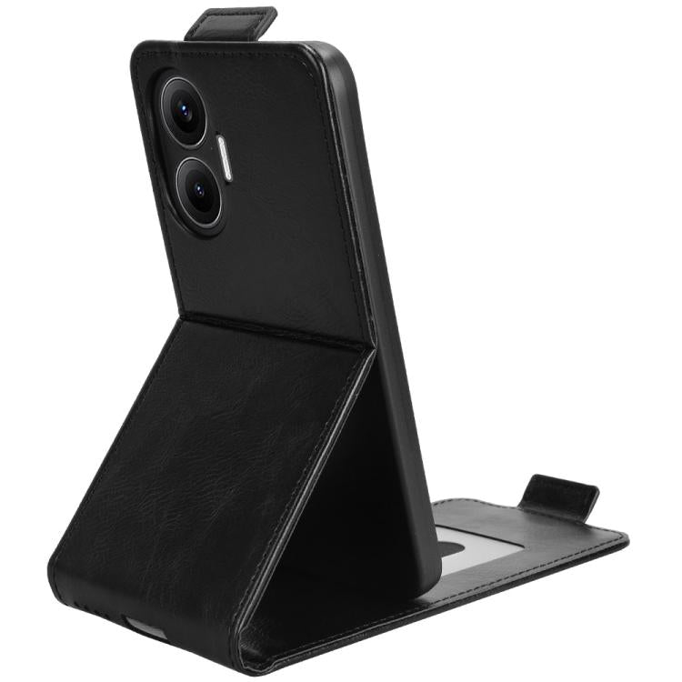 For Redmi Turbo 4 Pro 5G Magnetic Vertical Flip Leather Phone Case with Buckle