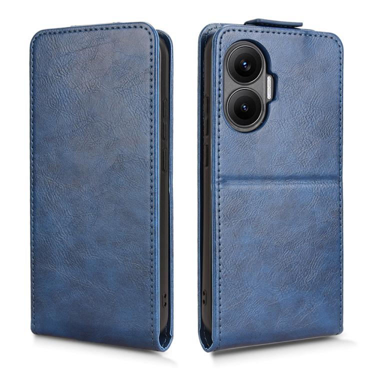 For Redmi Turbo 4 Pro 5G Magnetic Vertical Flip Leather Phone Case with Buckle