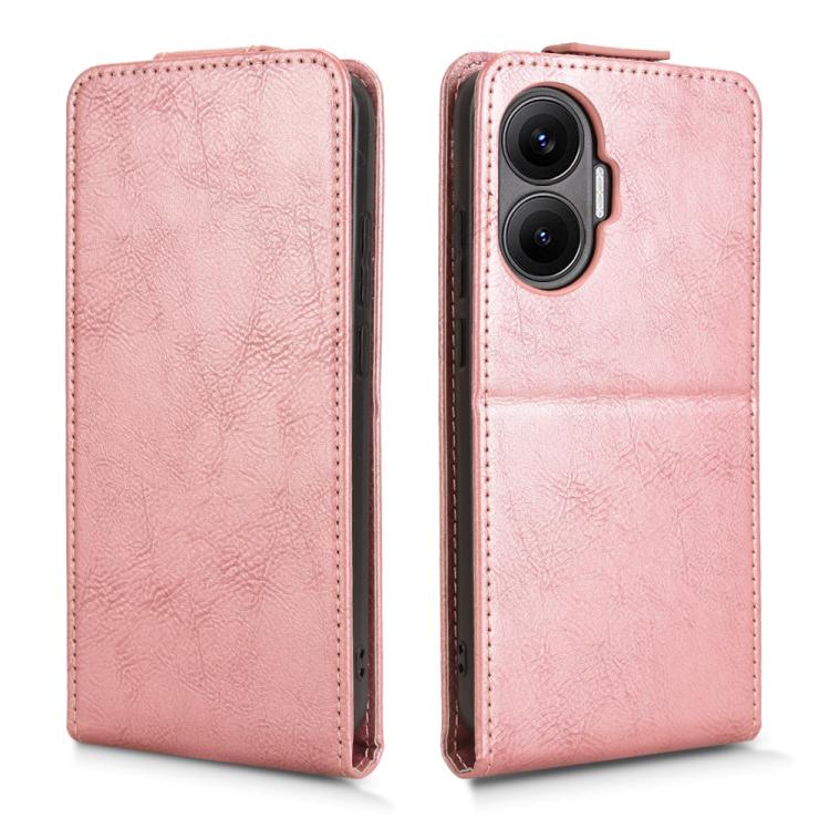 For Redmi Turbo 4 Pro 5G Magnetic Vertical Flip Leather Phone Case with Buckle