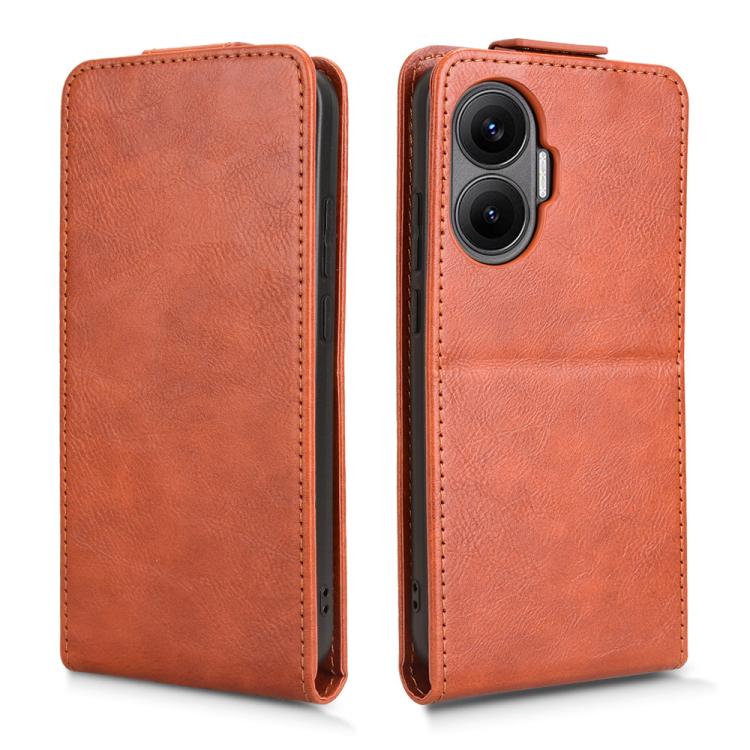 For Redmi Turbo 4 Pro 5G Magnetic Vertical Flip Leather Phone Case with Buckle