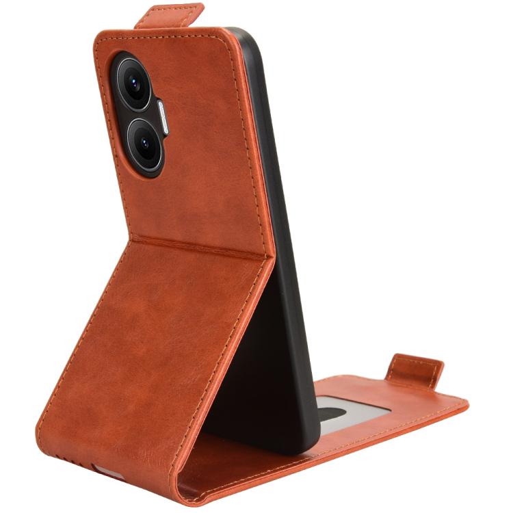 For Redmi Turbo 4 Pro 5G Magnetic Vertical Flip Leather Phone Case with Buckle