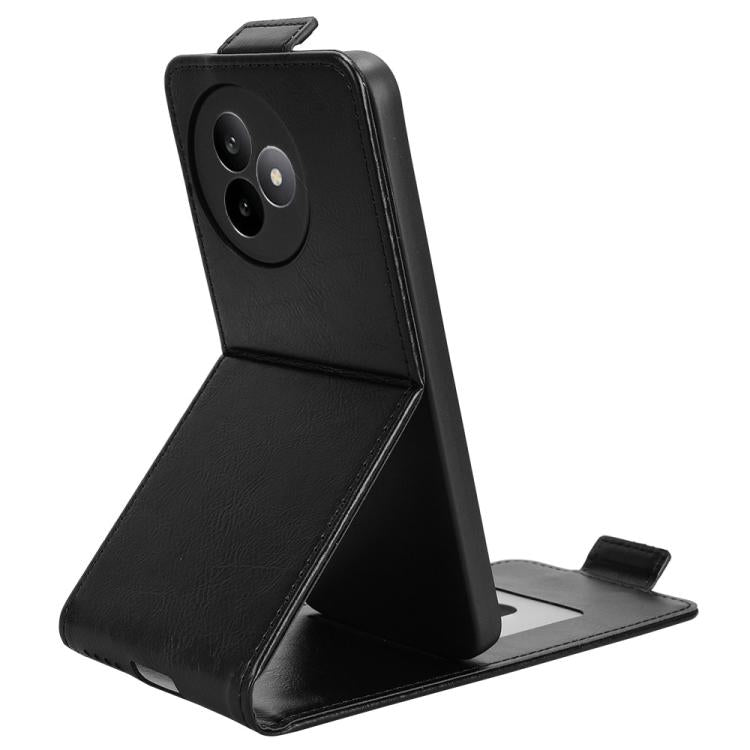 For Redmi K80 Ultra Magnetic Vertical Flip Leather Phone Case with Buckle