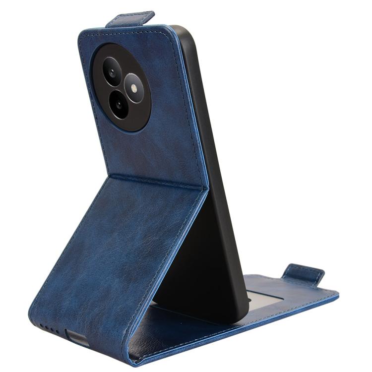 For Redmi K80 Ultra Magnetic Vertical Flip Leather Phone Case with Buckle