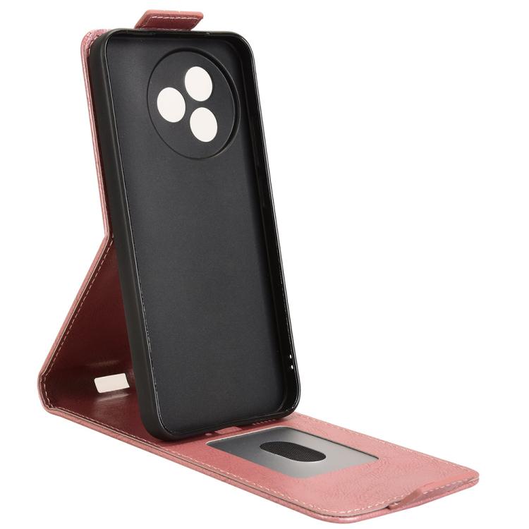 For Redmi K80 Ultra Magnetic Vertical Flip Leather Phone Case with Buckle