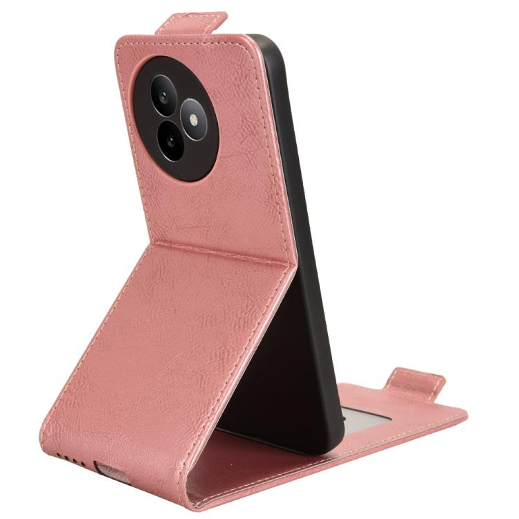 For Redmi K80 Ultra Magnetic Vertical Flip Leather Phone Case with Buckle