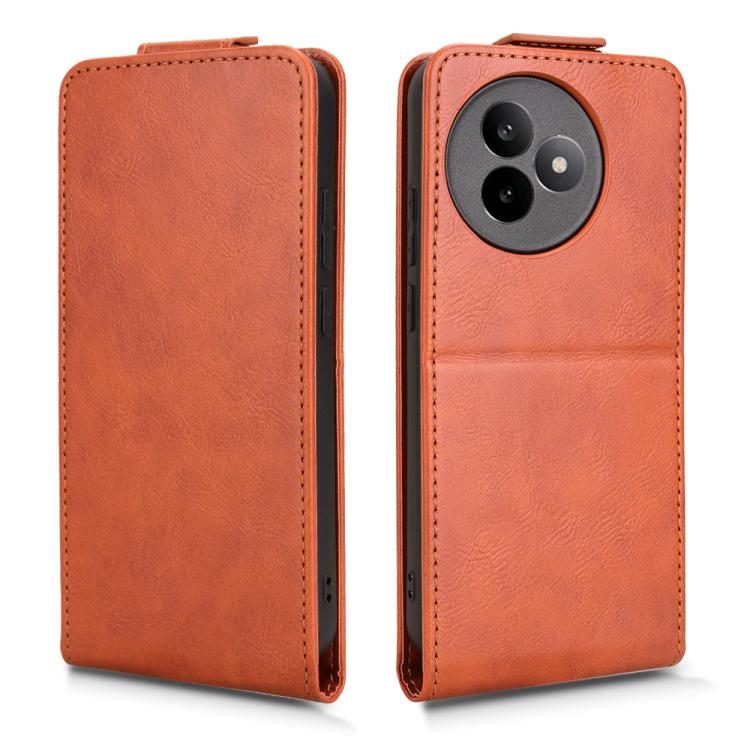 For Redmi K80 Ultra Magnetic Vertical Flip Leather Phone Case with Buckle
