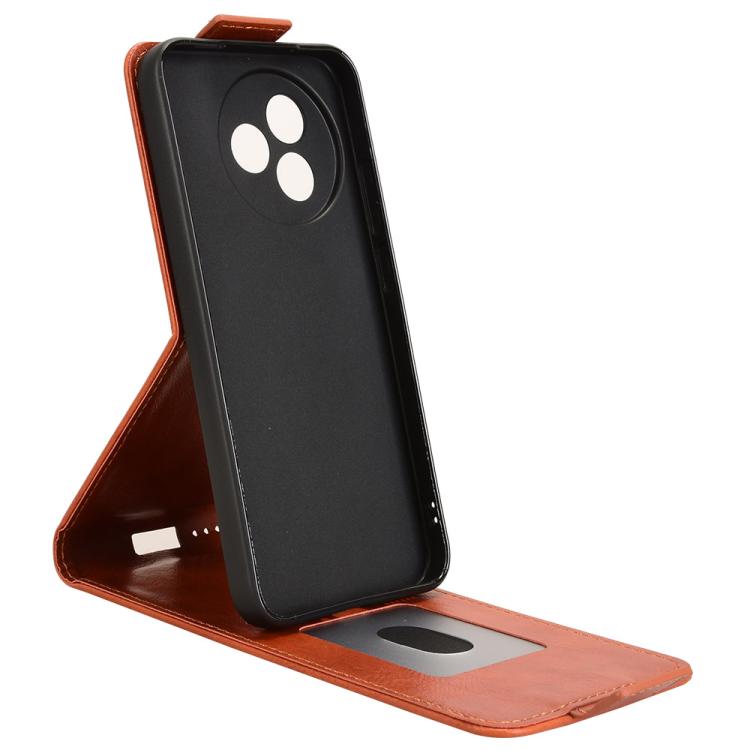 For Redmi K80 Ultra Magnetic Vertical Flip Leather Phone Case with Buckle