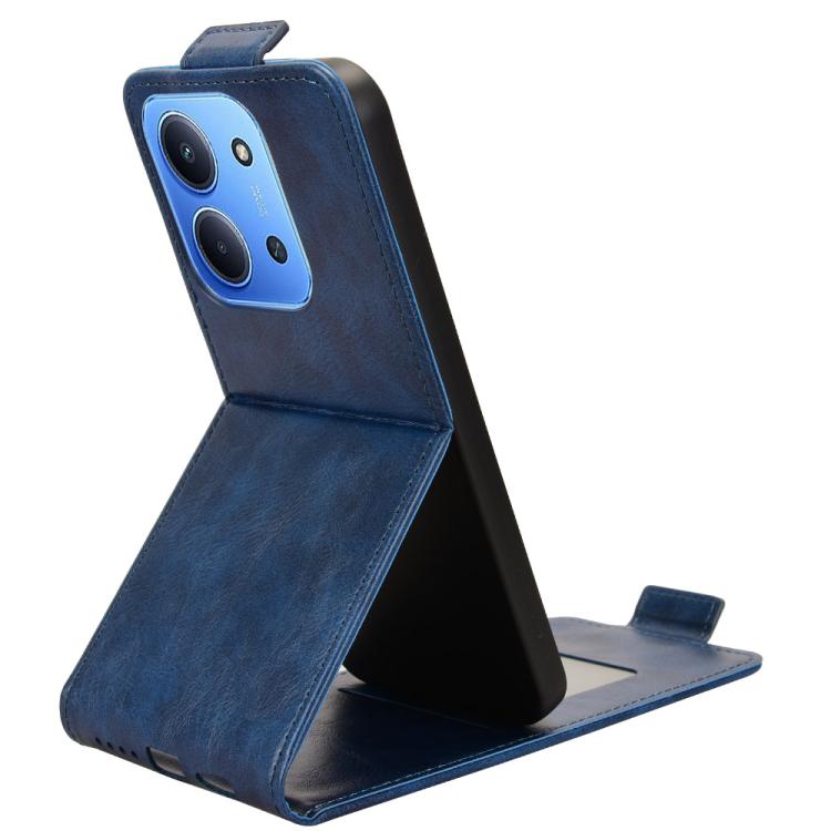 For Redmi 15C 5G / 4G EU 173mm / Poco C85 5G Magnetic Vertical Flip Leather Phone Case with Buckle