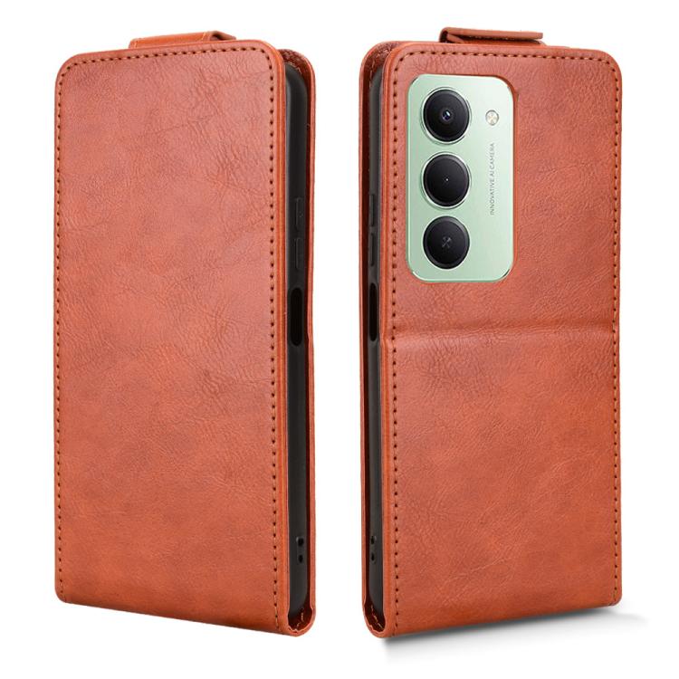 For Redmi 15 5G / 4G EU 171mm Magnetic Vertical Flip Leather Phone Case with Buckle