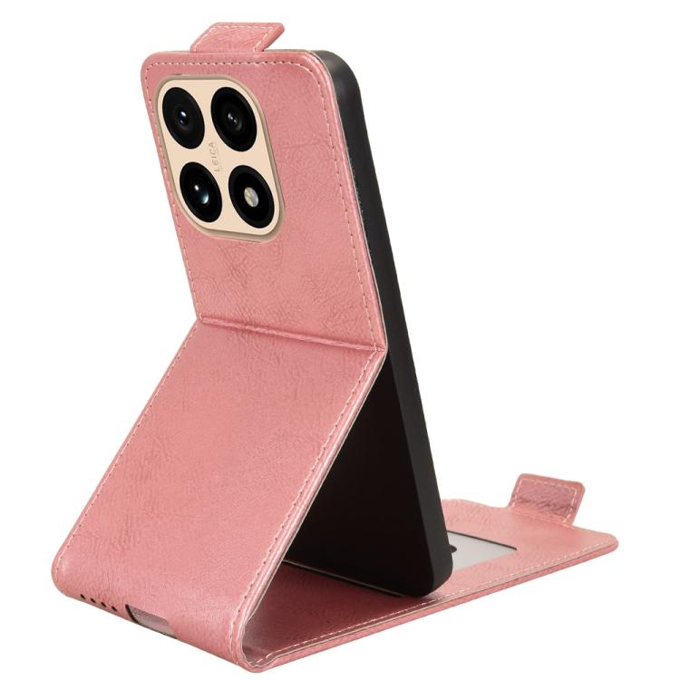 For Xiaomi 15T 5G Magnetic Vertical Flip Leather Phone Case with Buckle