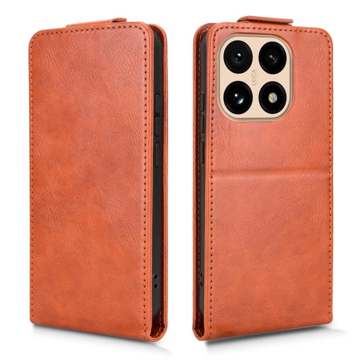 For Xiaomi 15T 5G Magnetic Vertical Flip Leather Phone Case with Buckle