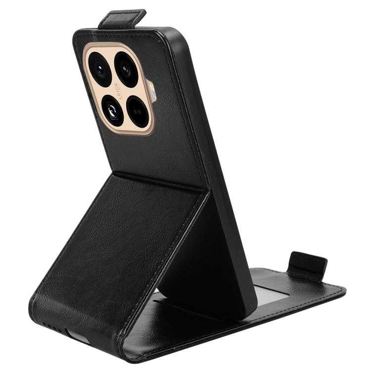 For Xiaomi 15T Pro 5G Magnetic Vertical Flip Leather Phone Case with Buckle