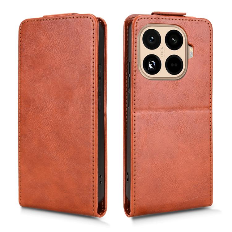 For Xiaomi 15T Pro 5G Magnetic Vertical Flip Leather Phone Case with Buckle