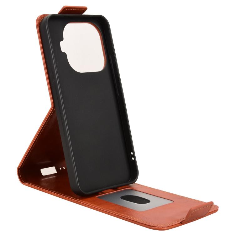 For Xiaomi 15T Pro 5G Magnetic Vertical Flip Leather Phone Case with Buckle