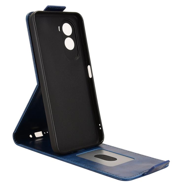 For Xiaomi Poco M7 4G 169mm Magnetic Vertical Flip Leather Phone Case with Buckle