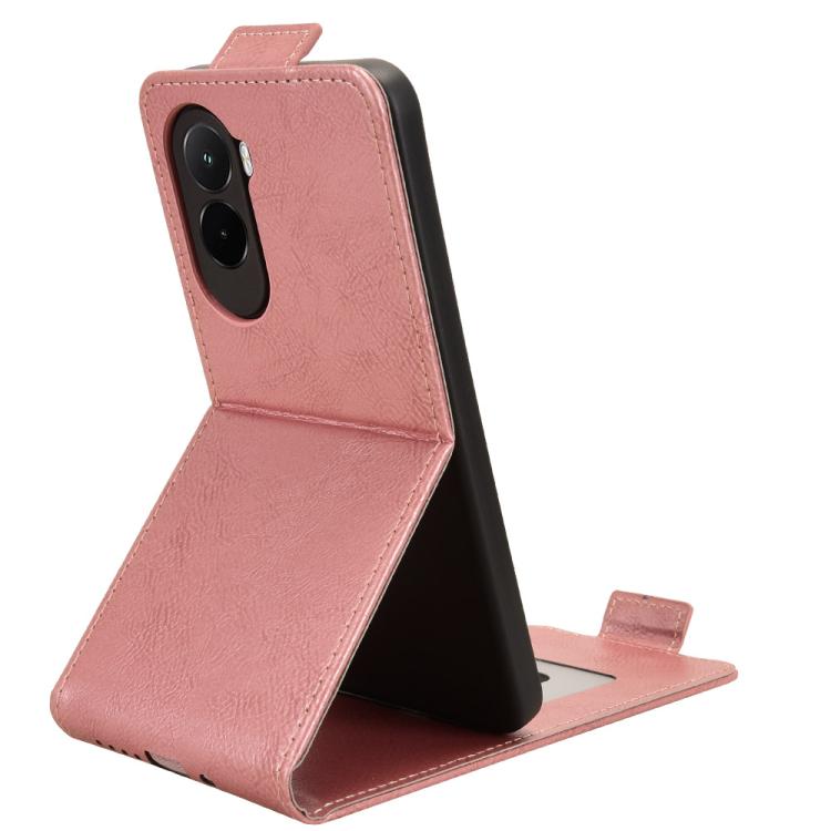 For Xiaomi Poco M7 4G 169mm Magnetic Vertical Flip Leather Phone Case with Buckle
