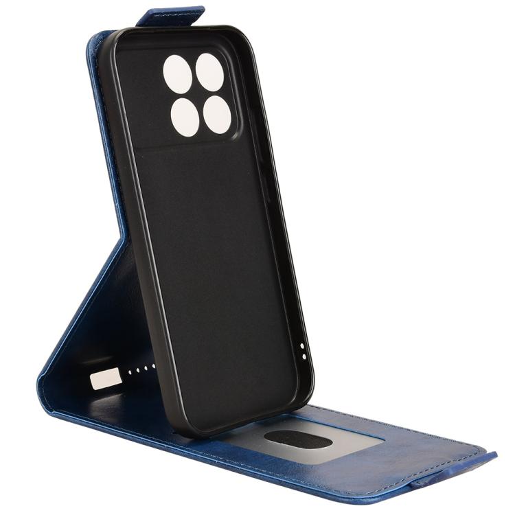 For Redmi K90 5G / Poco F8 Pro Magnetic Vertical Flip Leather Phone Case with Buckle