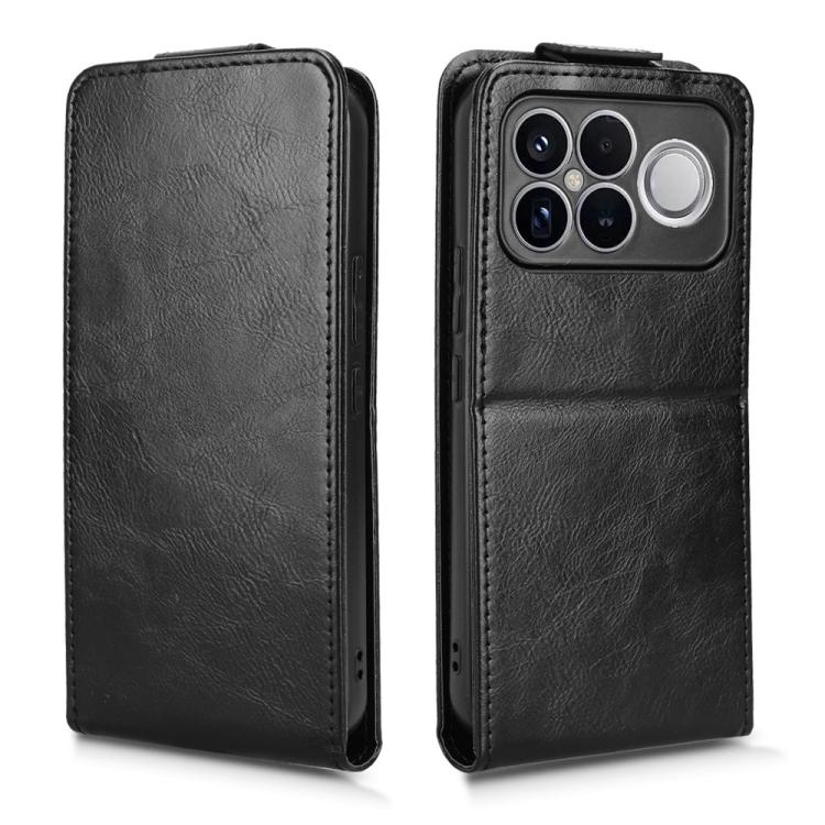 For Redmi K90 Pro Max 5G / Poco F8 Ultra Magnetic Vertical Flip Leather Phone Case with Buckle