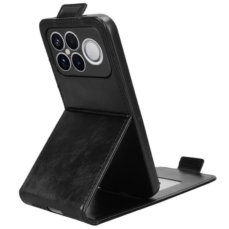 For Redmi K90 Pro Max 5G / Poco F8 Ultra Magnetic Vertical Flip Leather Phone Case with Buckle