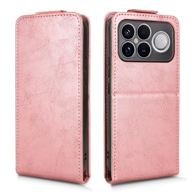 For Redmi K90 Pro Max 5G / Poco F8 Ultra Magnetic Vertical Flip Leather Phone Case with Buckle