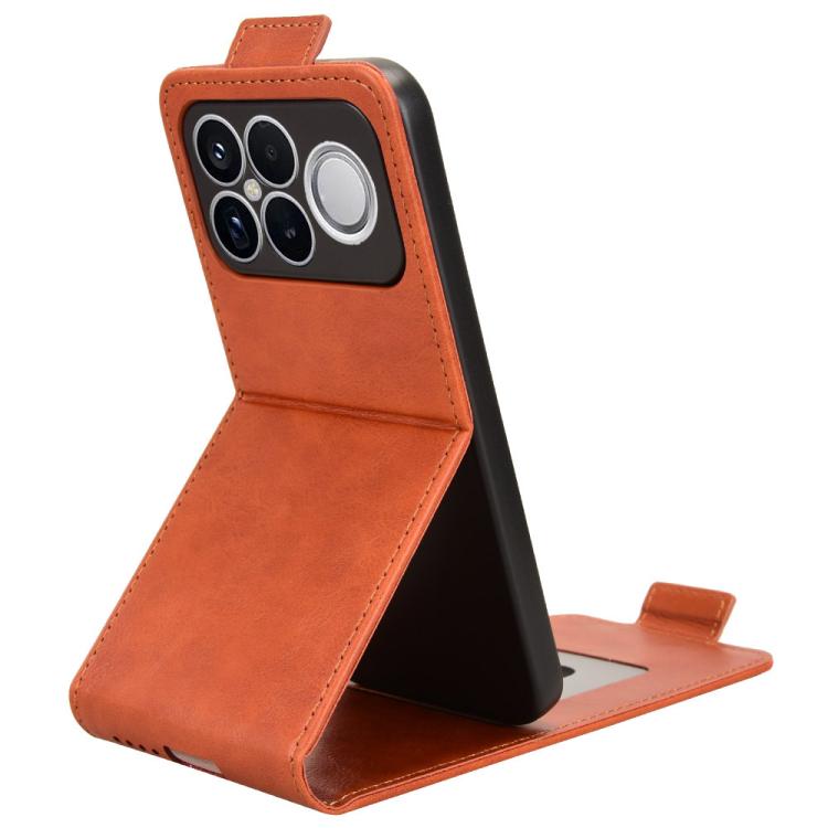 For Redmi K90 Pro Max 5G / Poco F8 Ultra Magnetic Vertical Flip Leather Phone Case with Buckle