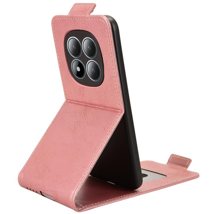 For Redmi Note 15 Pro 4G Global 163.2mm Magnetic Vertical Flip Leather Phone Case with Buckle