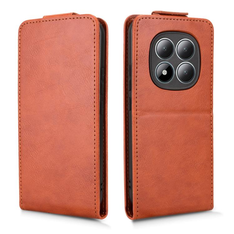 For Redmi Note 15 Pro 4G Global 163.2mm Magnetic Vertical Flip Leather Phone Case with Buckle