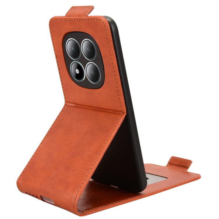 For Redmi Note 15 5G / 4G 164mm / Poco M8 5G Magnetic Vertical Flip Leather Phone Case with Buckle