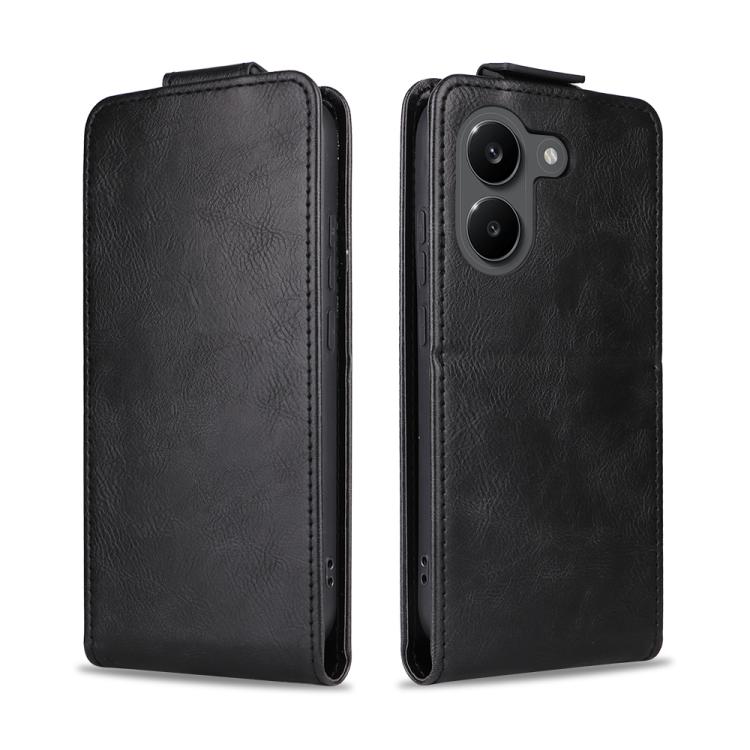 For Xiaomi Poco X8 Pro / Redmi Turbo 5 Magnetic Vertical Flip Leather Phone Case with Buckle
