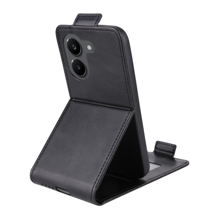 For Xiaomi Poco X8 Pro / Redmi Turbo 5 Magnetic Vertical Flip Leather Phone Case with Buckle