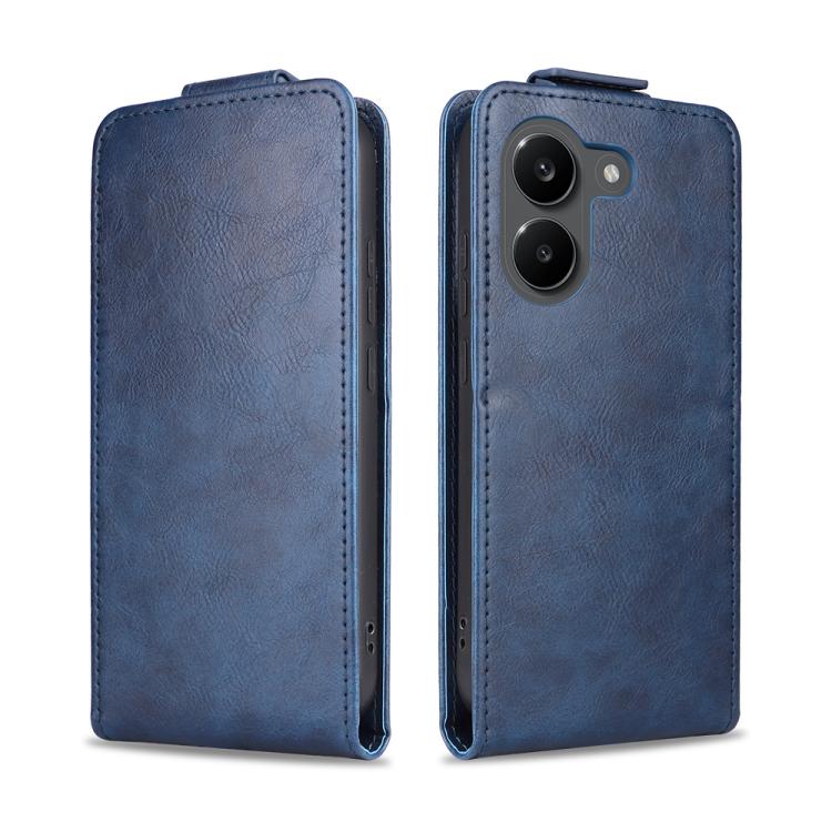 For Xiaomi Poco X8 Pro / Redmi Turbo 5 Magnetic Vertical Flip Leather Phone Case with Buckle
