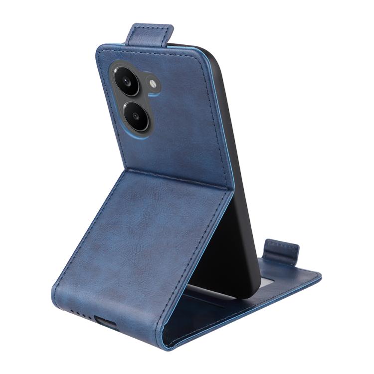 For Xiaomi Poco X8 Pro / Redmi Turbo 5 Magnetic Vertical Flip Leather Phone Case with Buckle