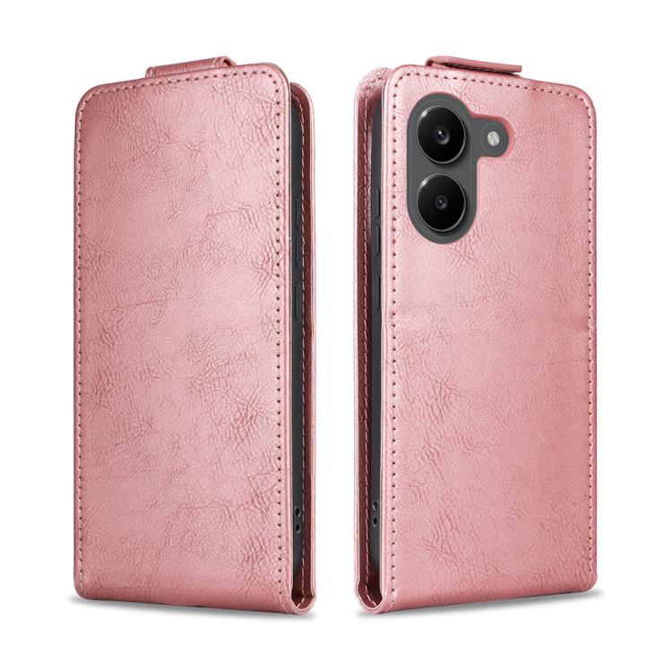 For Xiaomi Poco X8 Pro / Redmi Turbo 5 Magnetic Vertical Flip Leather Phone Case with Buckle