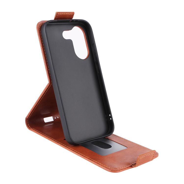 For Xiaomi Poco X8 Pro / Redmi Turbo 5 Magnetic Vertical Flip Leather Phone Case with Buckle