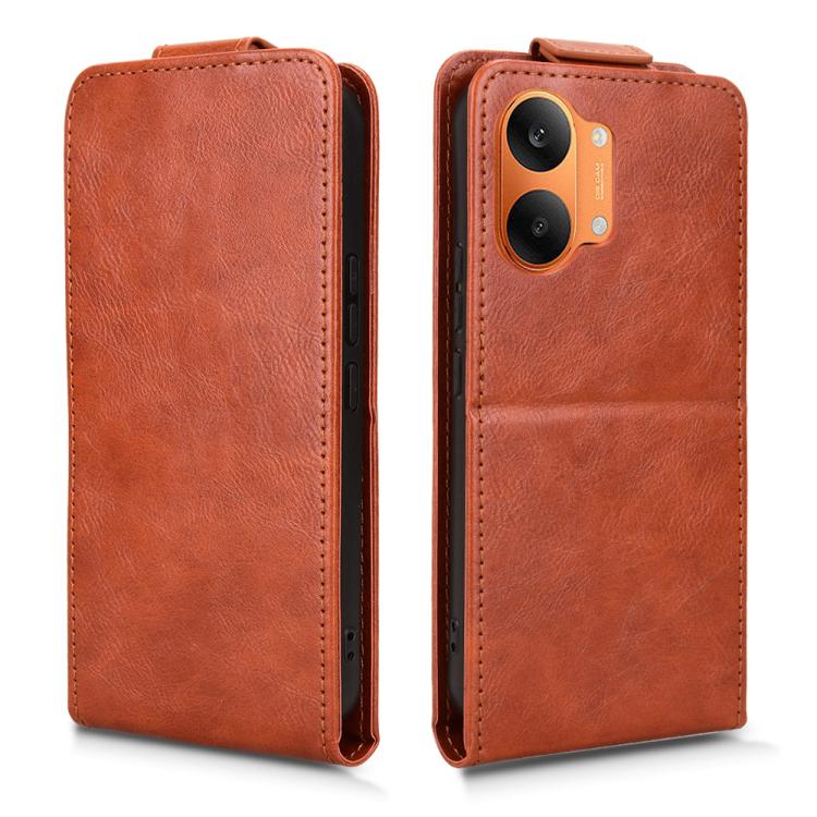 For Redmi Turbo 5 Max 5G / Poco X8 Pro Max 5G Magnetic Vertical Flip Leather Phone Case with Buckle