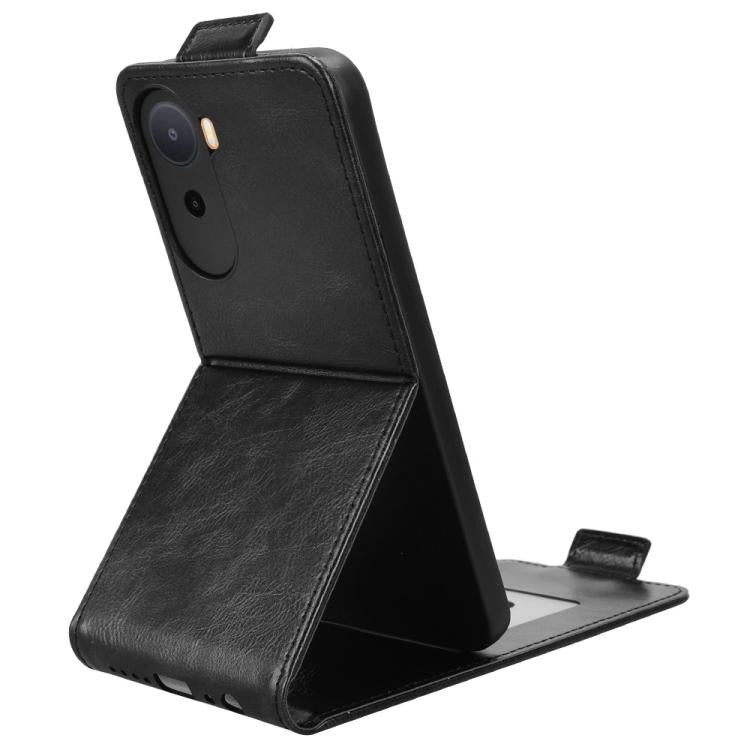 For Redmi A7 Pro 171mm / Poco C85x 5G Magnetic Vertical Flip Leather Phone Case with Buckle