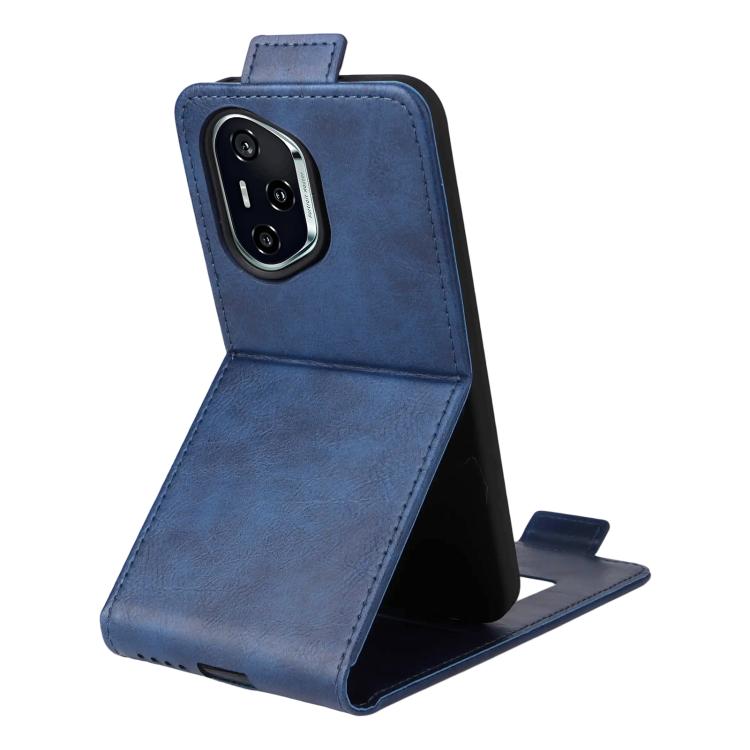 For Honor 400 Global 156.5mm Magnetic Vertical Flip Leather Phone Case with Buckle