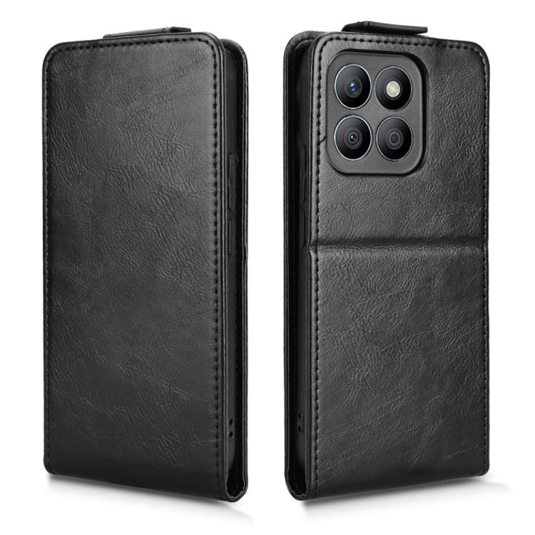 For Honor X8c 4G Magnetic Vertical Flip Leather Phone Case with Buckle