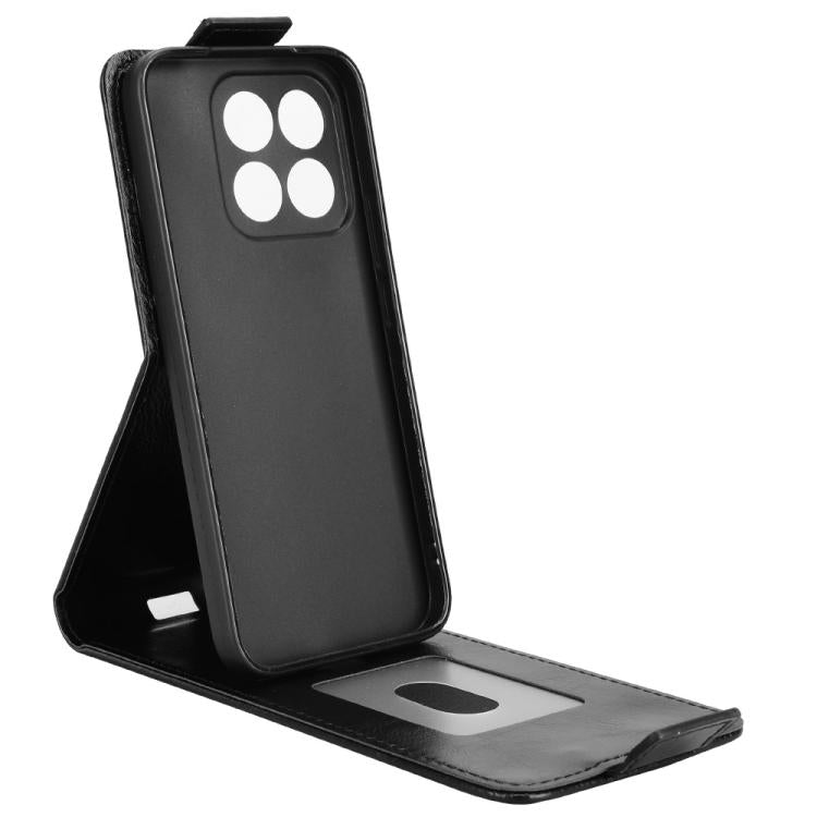 For Honor X8c 4G Magnetic Vertical Flip Leather Phone Case with Buckle
