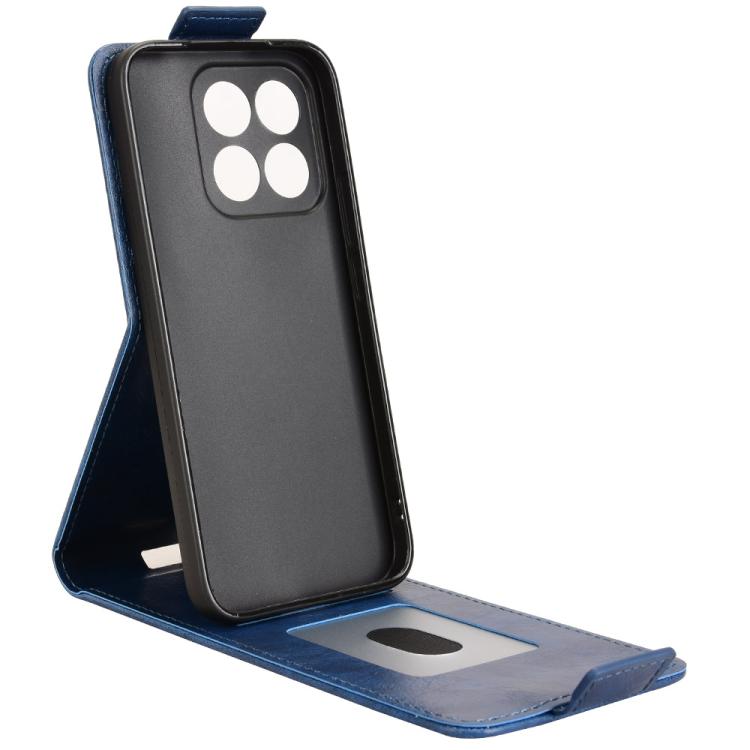 For Honor X8c 4G Magnetic Vertical Flip Leather Phone Case with Buckle