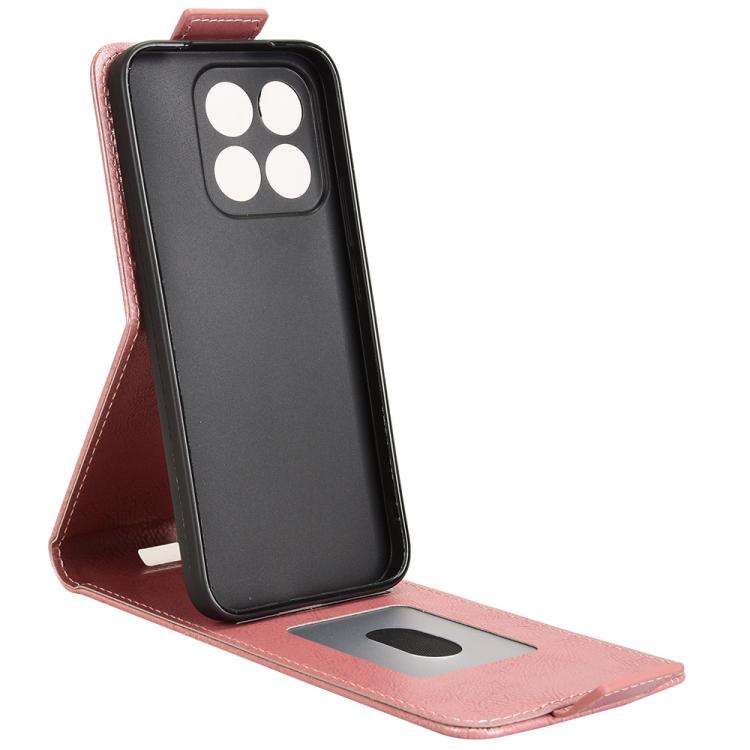 For Honor X8c 4G Magnetic Vertical Flip Leather Phone Case with Buckle