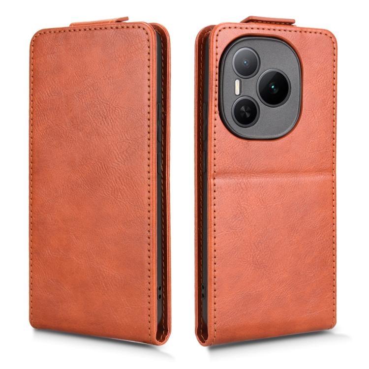 For Honor Power Magnetic Vertical Flip Leather Phone Case with Buckle