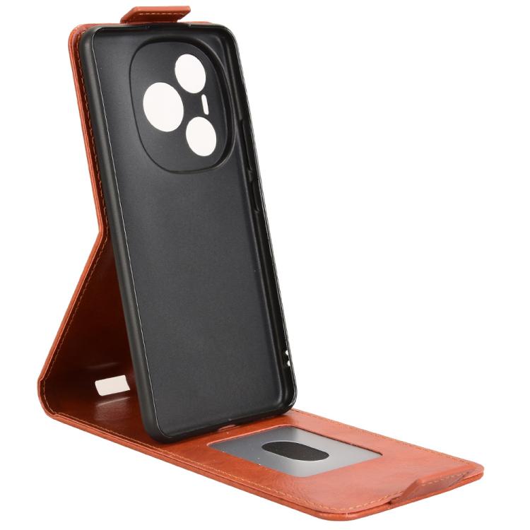 For Honor Power Magnetic Vertical Flip Leather Phone Case with Buckle