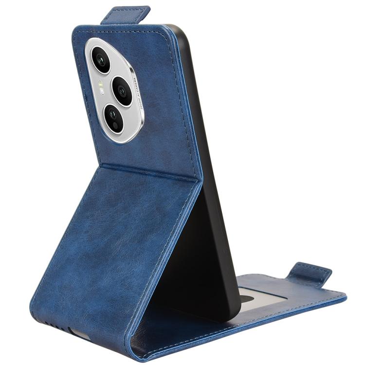 For Honor 400 Pro Global 160.8mm Magnetic Vertical Flip Leather Phone Case with Buckle