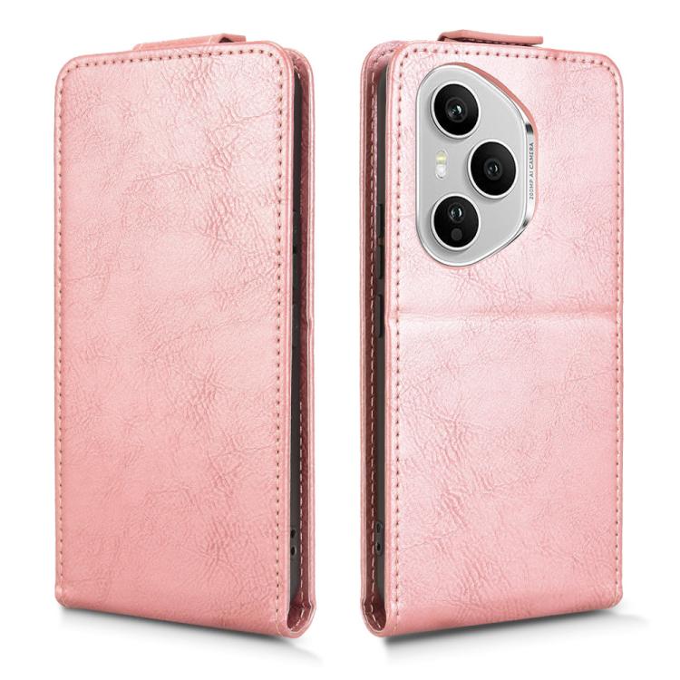 For Honor 400 Pro Global 160.8mm Magnetic Vertical Flip Leather Phone Case with Buckle